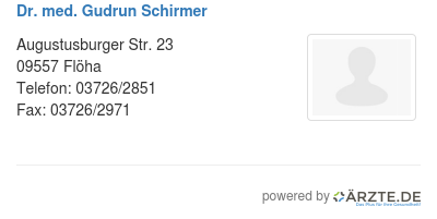 Dr med gudrun schirmer