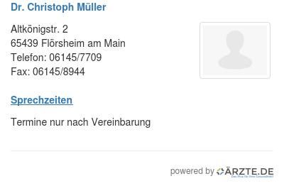 Dr christoph mueller 332522