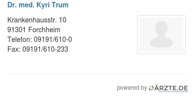 Dr med kyri trum