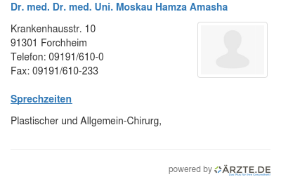 Dr med dr med uni moskau hamza amasha