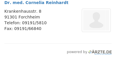 Dr med cornelia reinhardt
