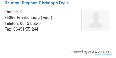 Dr med stephan christoph dylla