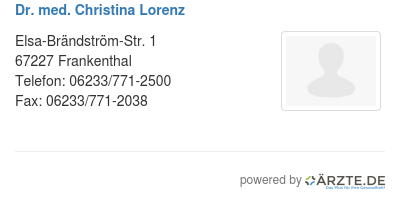 Dr med christina lorenz 586759