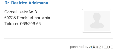 Dr beatrice adelmann