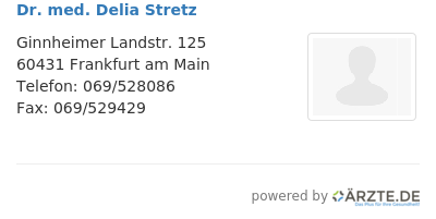 Dr med delia stretz