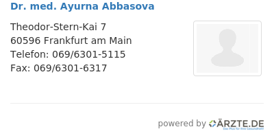 Dr med ayurna abbasova