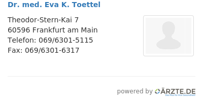 Dr med eva k toettel