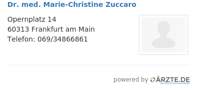 Dr med marie christine zuccaro
