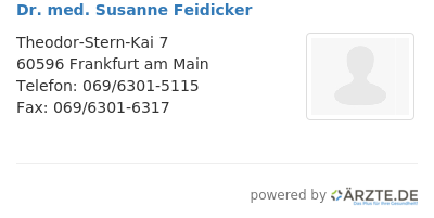 Dr med susanne feidicker