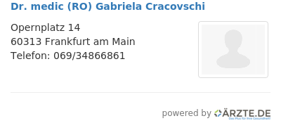 Dr medic ro gabriela cracovschi