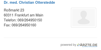 Dr med christian otterstedde
