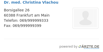 Dr med christina vlachou