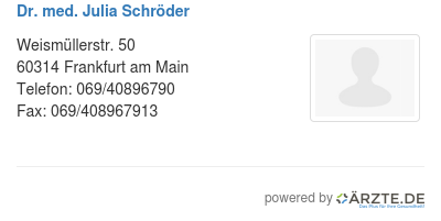 Dr med julia schroeder 545789