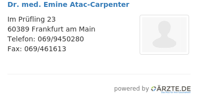 Dr med emine atac carpenter