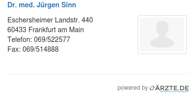 Dr med juergen sinn