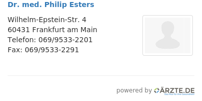 Dr med philip esters 590743