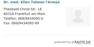 Dr med ellen talmon l armee