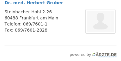 Dr med herbert gruber
