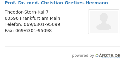 Prof dr med christian grefkes hermann