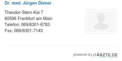 Dr med juergen diener