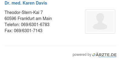 Dr med karen davis