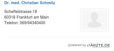 Dr med christian schmitz 568570