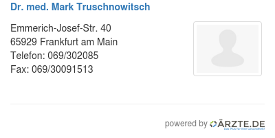 Dr med mark truschnowitsch