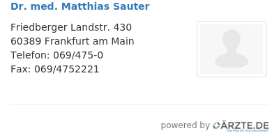 Dr med matthias sauter 488561
