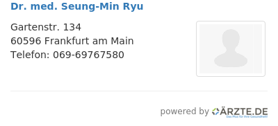 Dr med seung min ryu