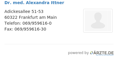 Dr med alexandra ittner