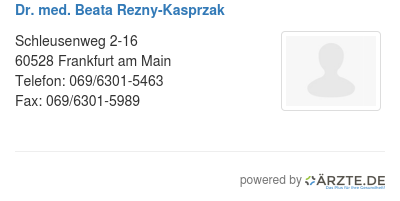 Dr med beata rezny kasprzak