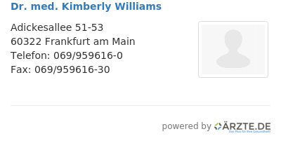 Dr med kimberly williams