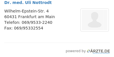 Dr med uli nottrodt