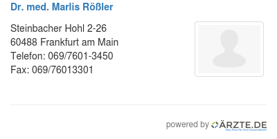 Dr med marlis roessler