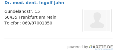 Dr med dent ingolf jahn 508192