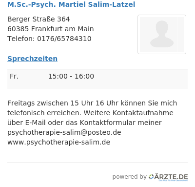 M sc psych martiel salim latzel