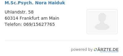 M sc psych nora haiduk