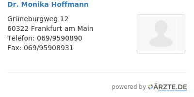 Dr monika hoffmann