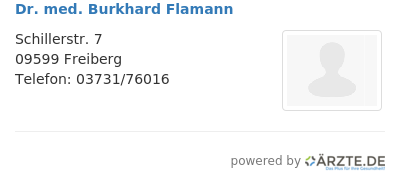 Dr med burkhard flamann