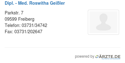 Dipl med roswitha geissler