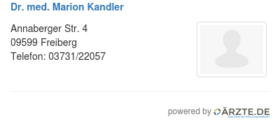 Dr med marion kandler