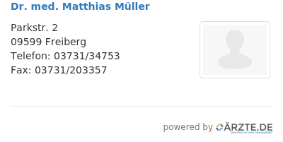 Dr med matthias mueller 254926