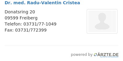 Dr med radu valentin cristea