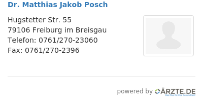 Dr matthias jakob posch