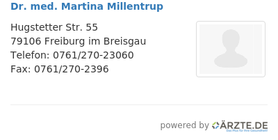 Dr med martina millentrup