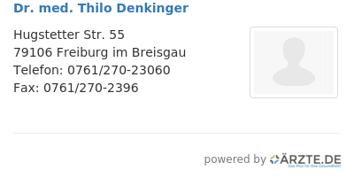 Dr med thilo denkinger