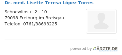 Dr med lisette teresa lopez torres