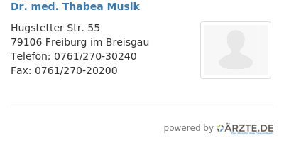 Dr med thabea musik