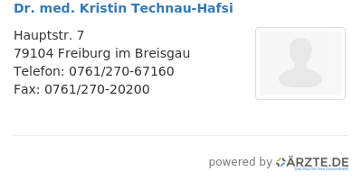 Dr med kristin technau hafsi