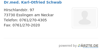 Dr med karl otfried schwab